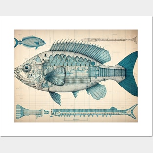 Perch Fish Print Posters and Art